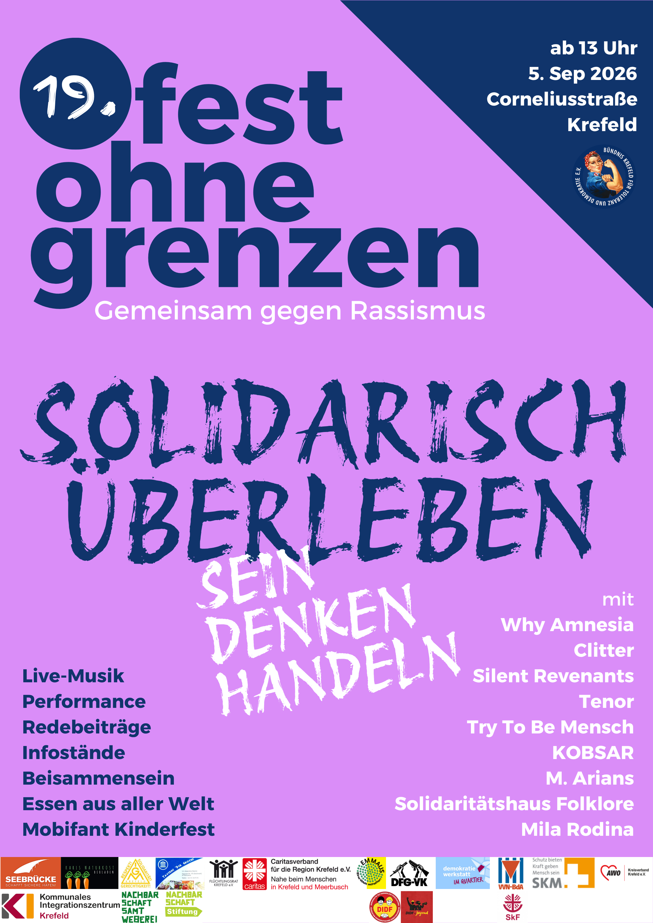 Flyer Fest ohne Grenzen